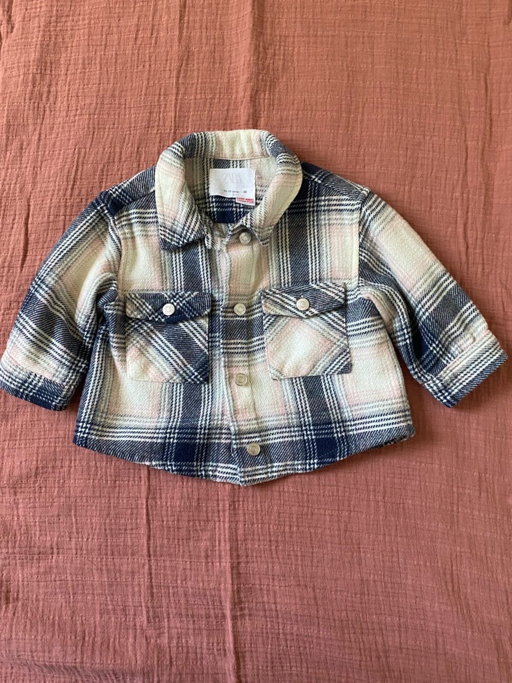 Zara baby plaid jacket